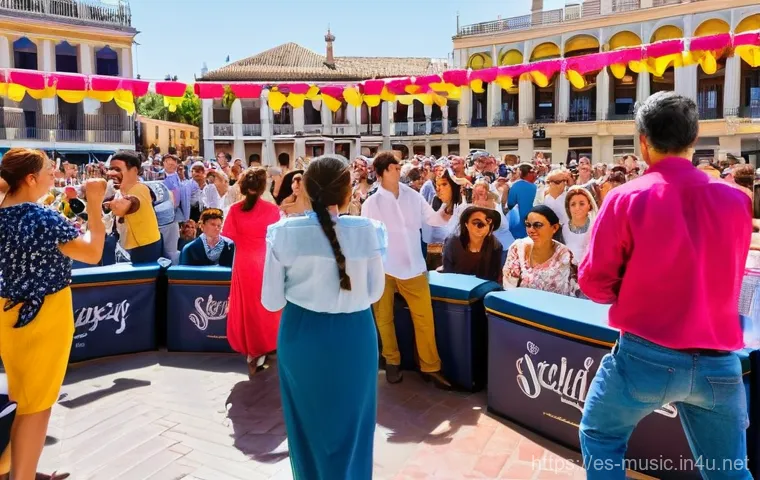 공연 기획과 운영 - **Vibrant Latin Music Festival in Seville**
    "A joyous, energetic outdoor Latin music festival sc...